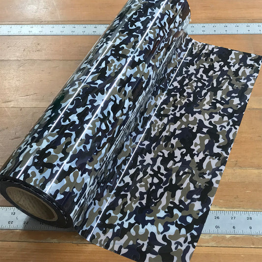 Foil, Camo Camouflage Black Heat Transfer Vinyl 19 HTV – Ace Screen  Printing Supply