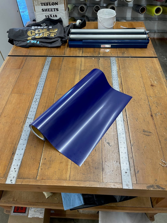 HTV Royal Blue PU Flex Heat Transfer Vinyl 20x60