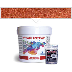 litokol starlike evo rusty grout - metallic epoxy grout