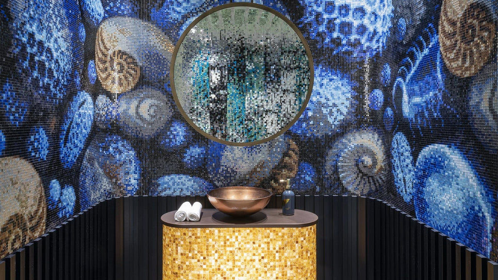 Mosaic Tile Art Mural Bathroom Backsplash