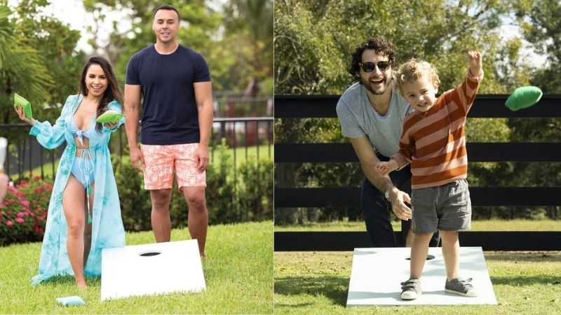 Outdoor Cornhole Game Set