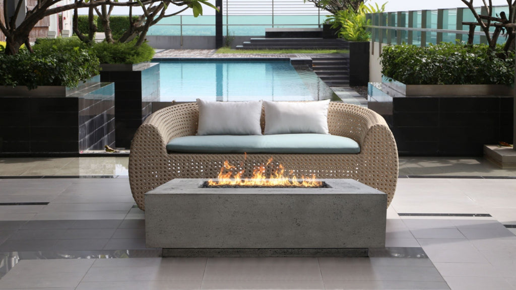 Prism Hardscapes Fire Table Poolside