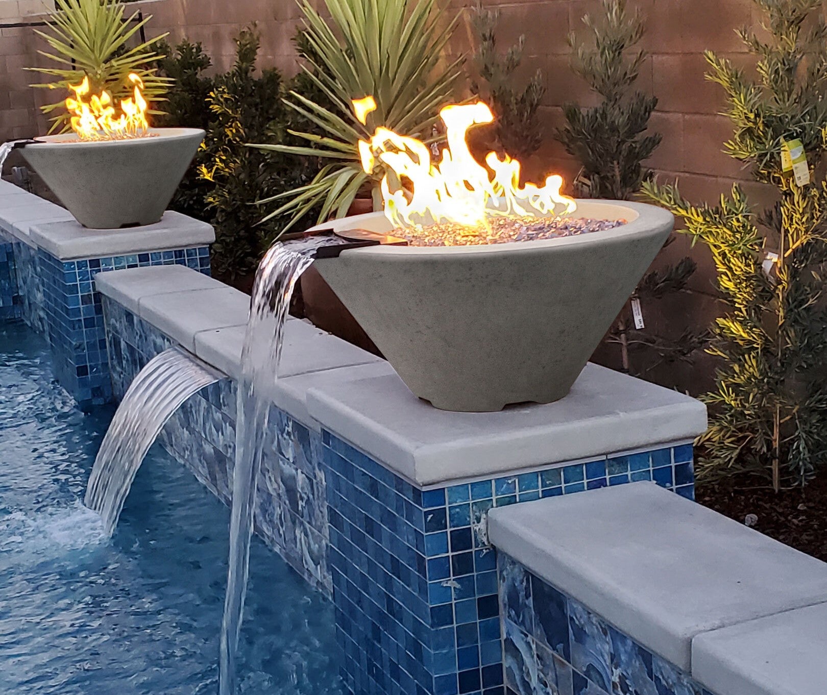 pool fire bowl