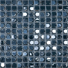 Vidrepur aura dark blue iridescent glass tile