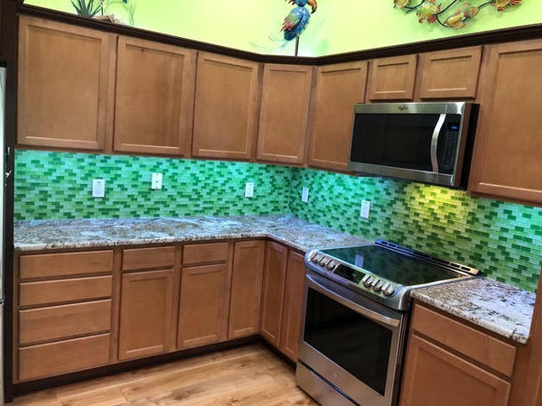 backsplash with epoxy grout 