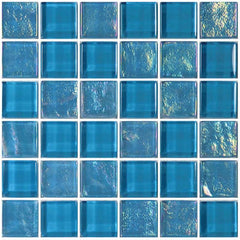 GT82323B12 Artistry in Mosaics Azure 1 x 1