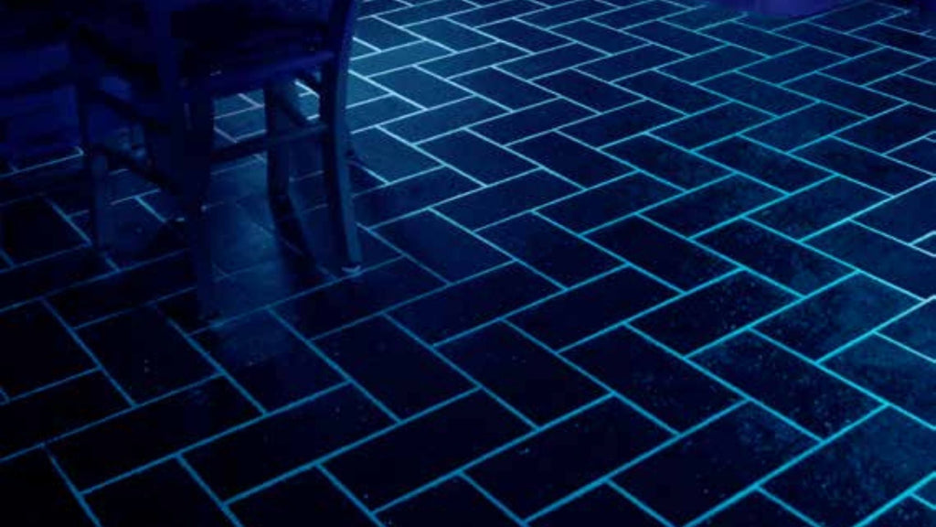 night vision grout in a kitchen floor
