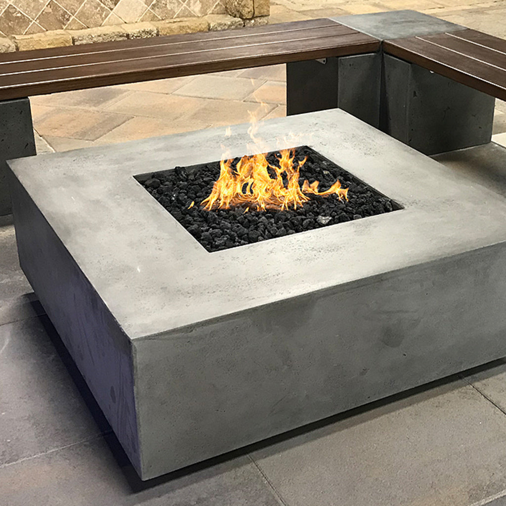 Prism Hardscapes Tavola 42 Fire Table | Outdoor Gas Fire Pit – AquaBlu ...