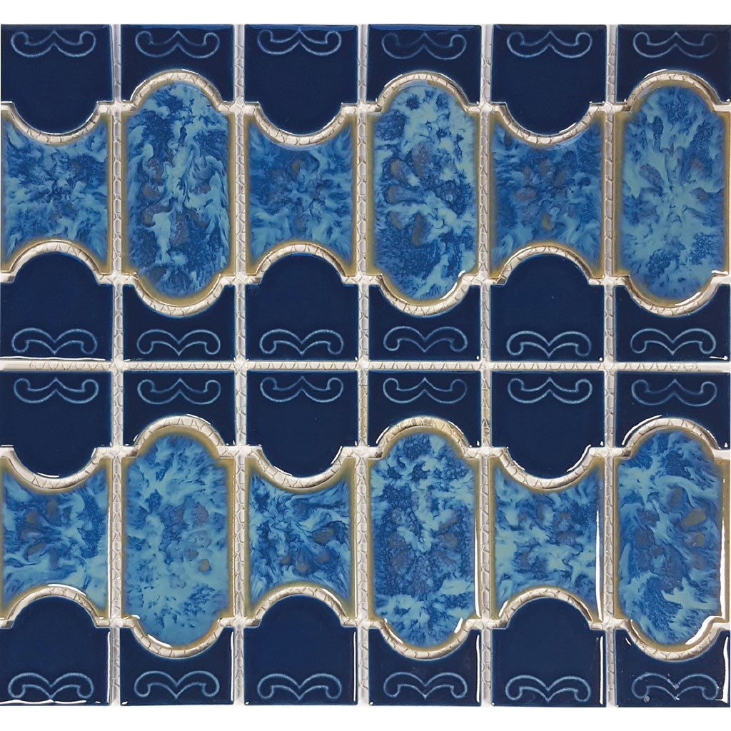 Caribbean Blue, 6" x 6" - Porcelain Pool Tile