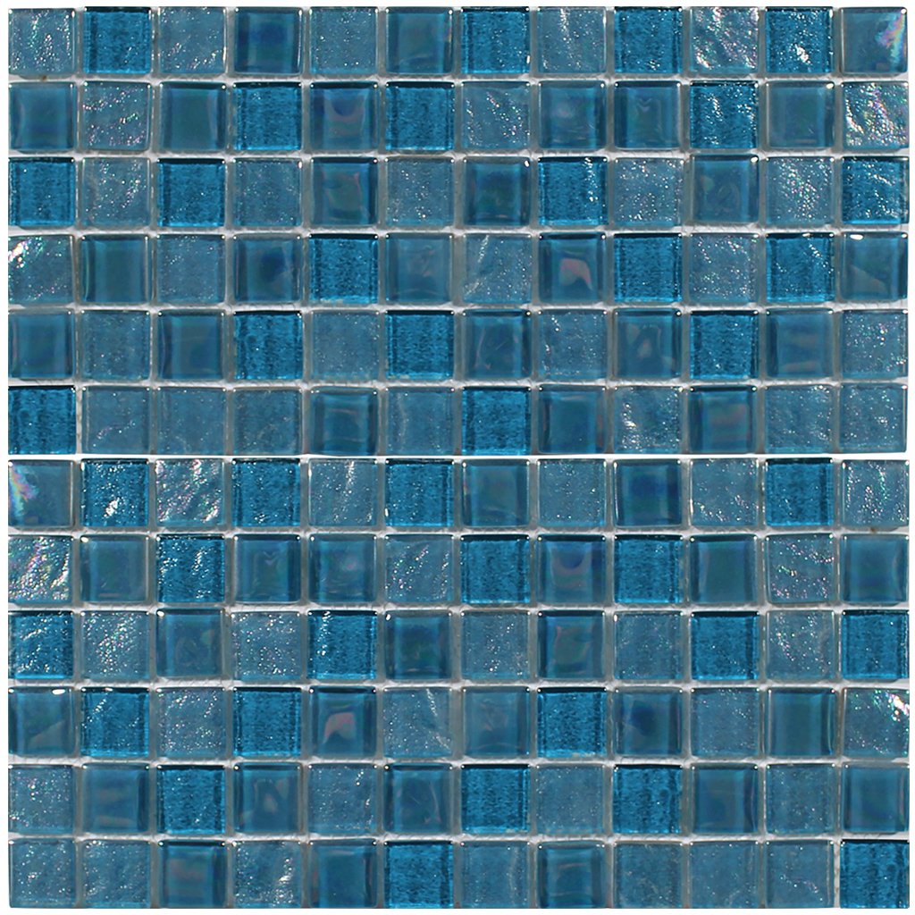 1 x 1 Glass Mosaic Sheet Tile