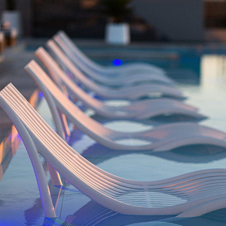 poolside sun loungers