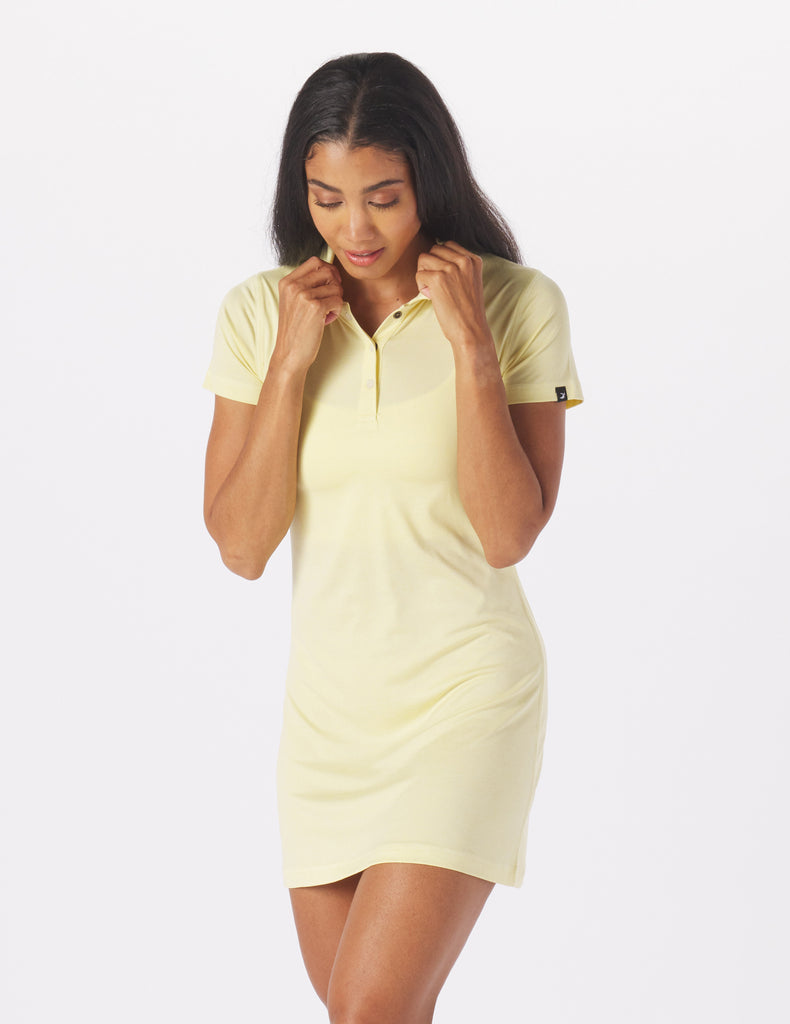Simplicity Polo Dress: Butterscotch
