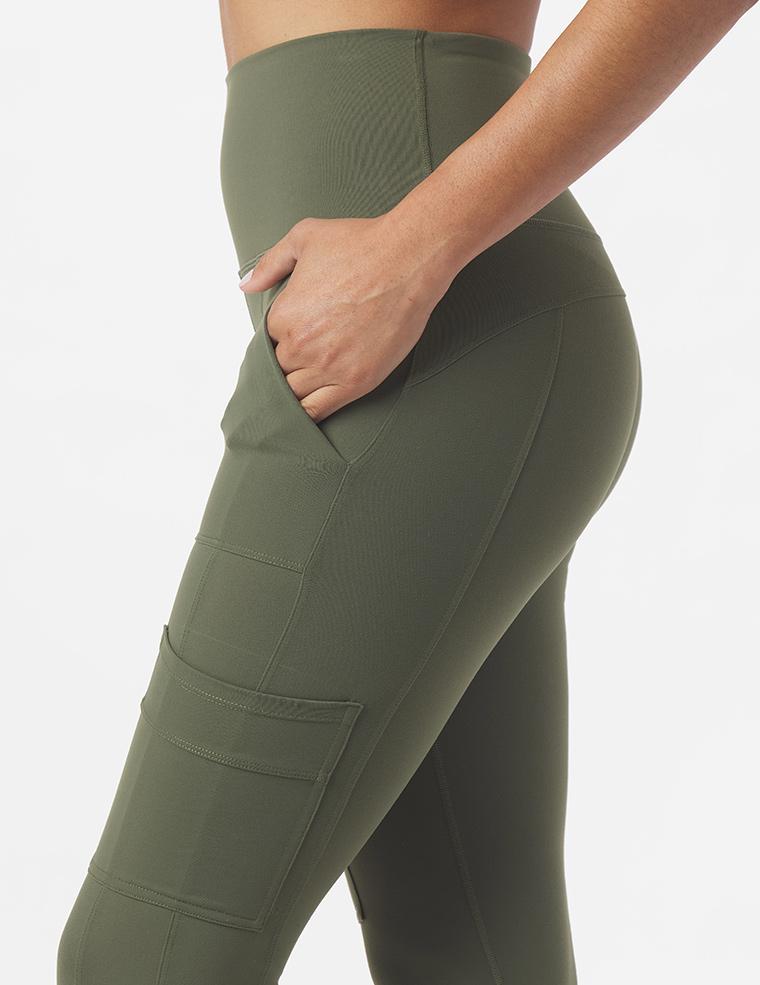 Cargo Legging: Moss