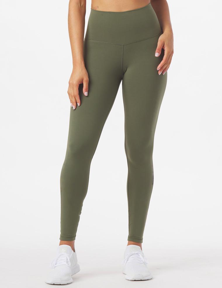 High Waist Pure Legging: Moss