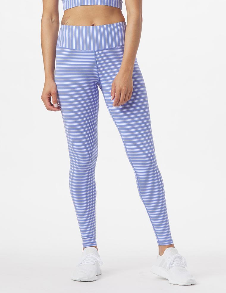 Sultry Legging: Periwinkle Stripe