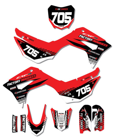 Honda CRF110 Graphics Kit