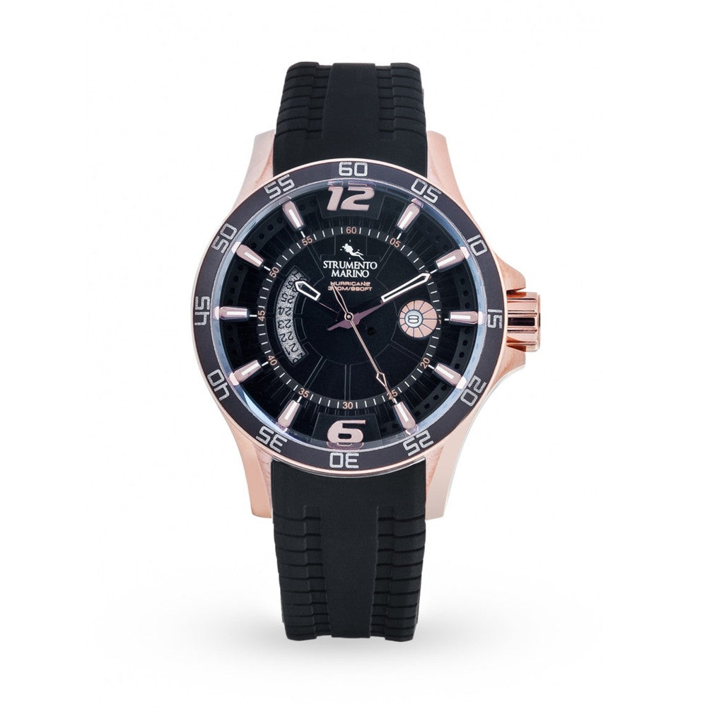 Strumento Marino Hurricane Rose Gold & Black Diver Watch | 101.Watch Store