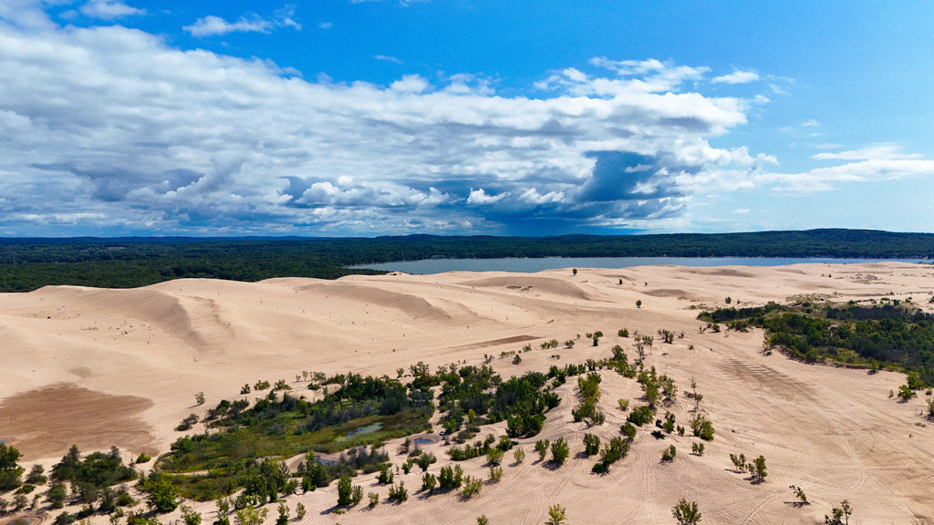 Silver Lake Sand Dunes Drone