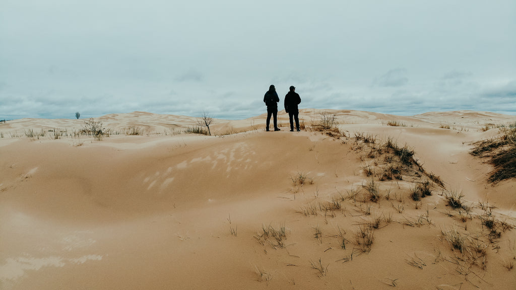 Hiking Silver Lake Sand Dunes