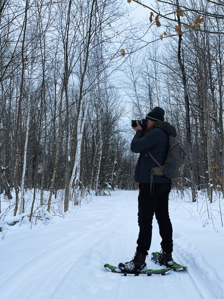 Snowshoeing in the UP