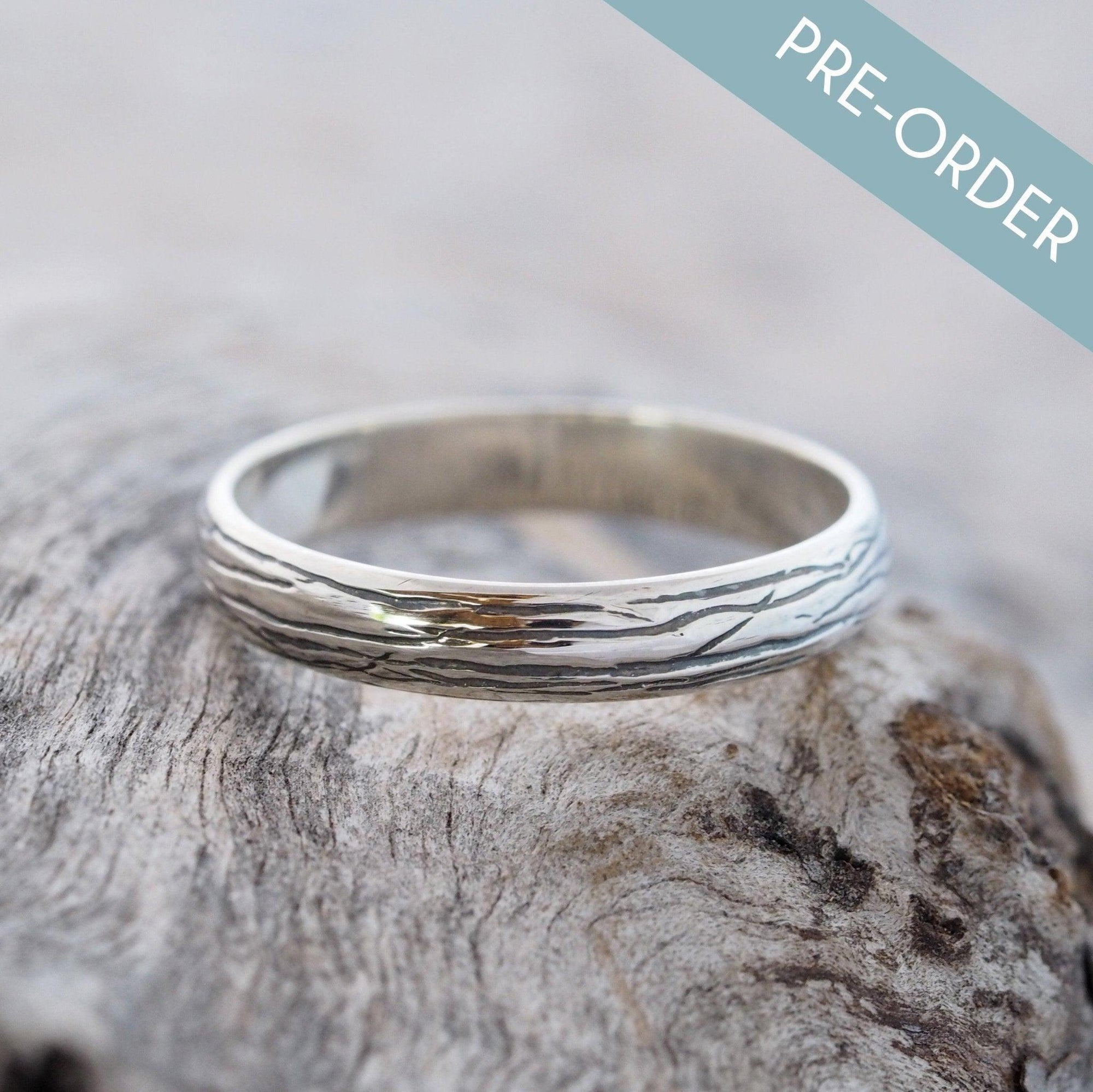 Wabi Sabi Wedding Band in Rose Gold - Gardens of the Sun