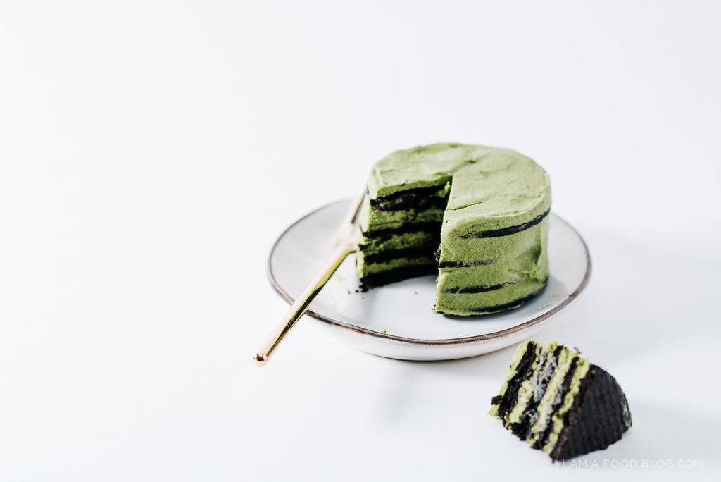 Mini Matcha Chocolate No Bake Ice Box Cake Cup Of Matcha