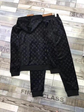 louis vuitton tracksuit black