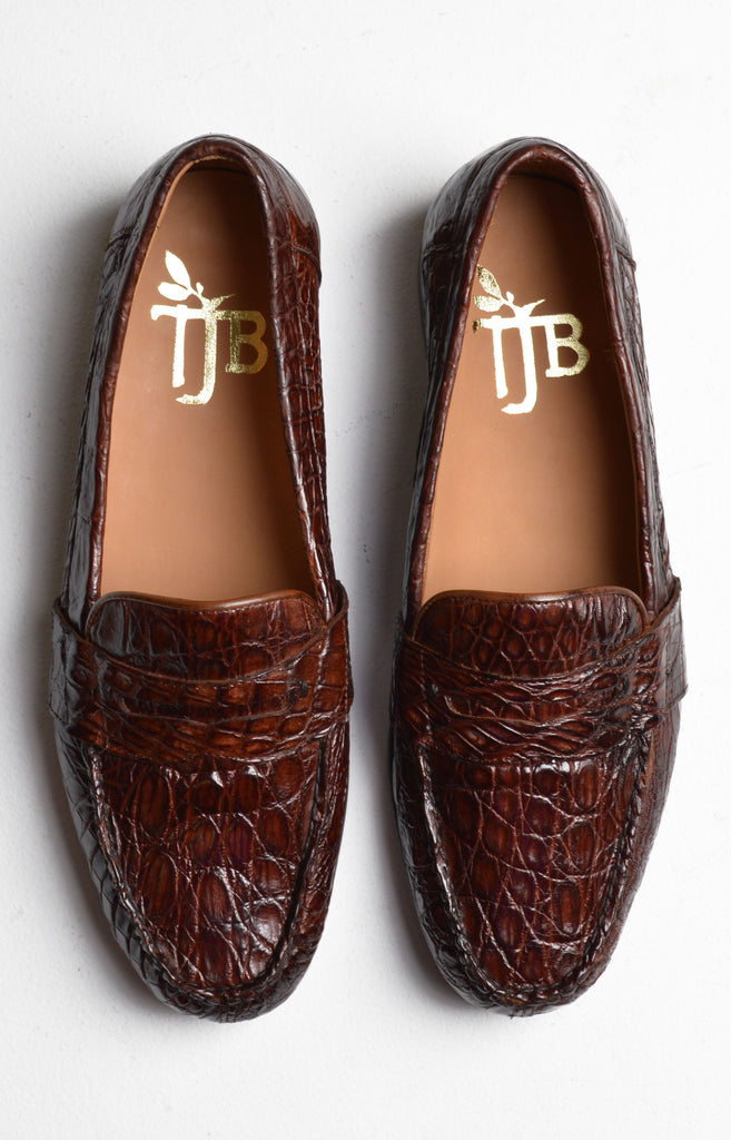 crocodile loafer shoes