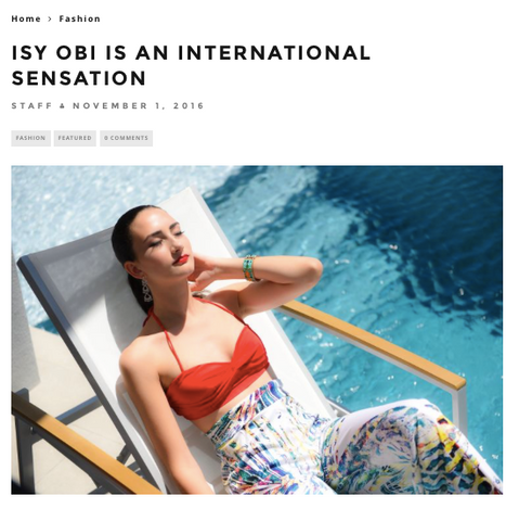 Isy B. Cayman is an international sensation