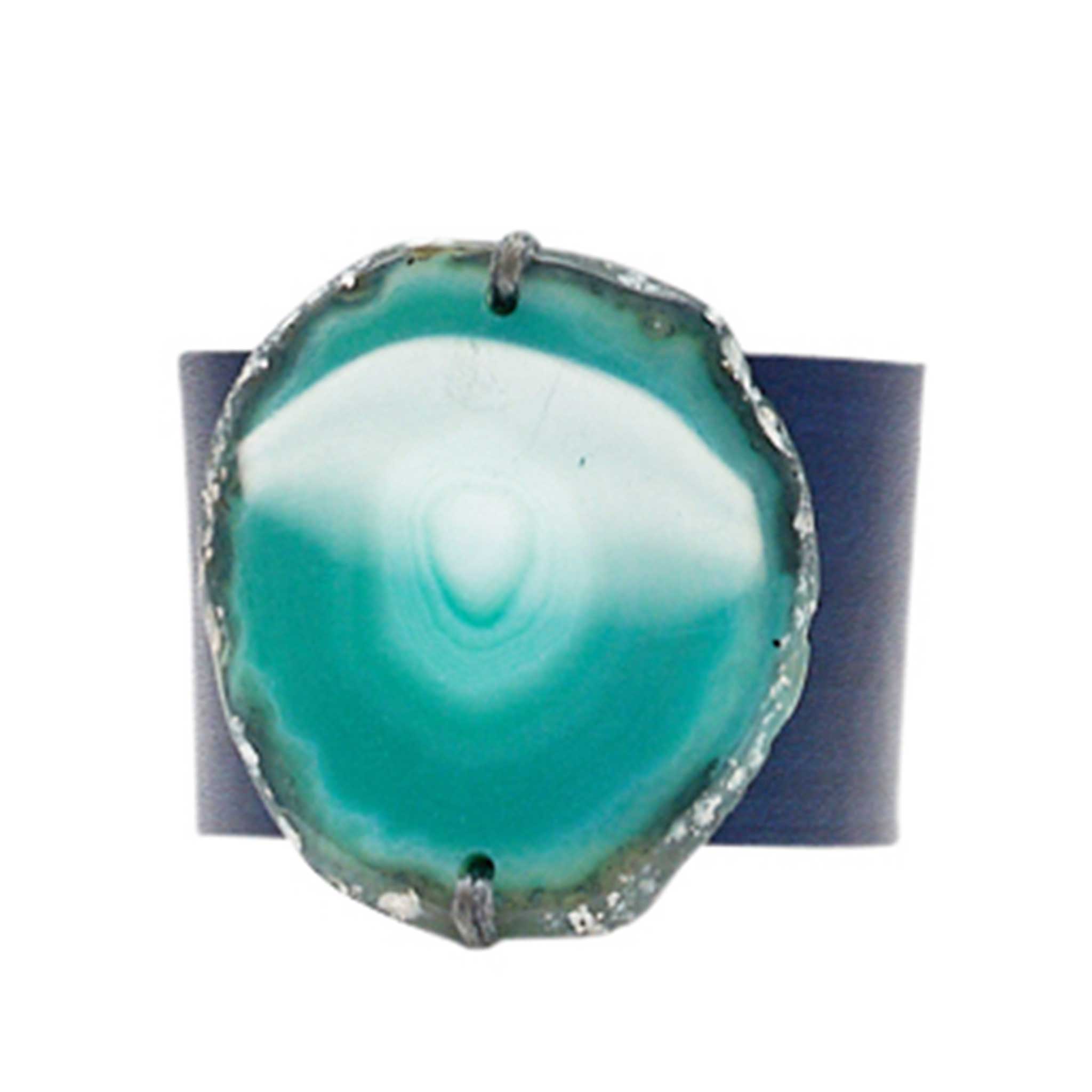 blue green agate