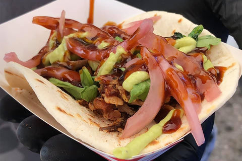 golden toad bbq street taco pork