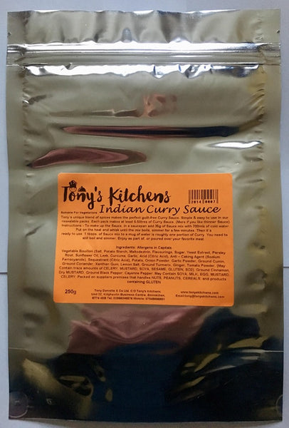 Mild Curry Sauce – Tony's Kitchens