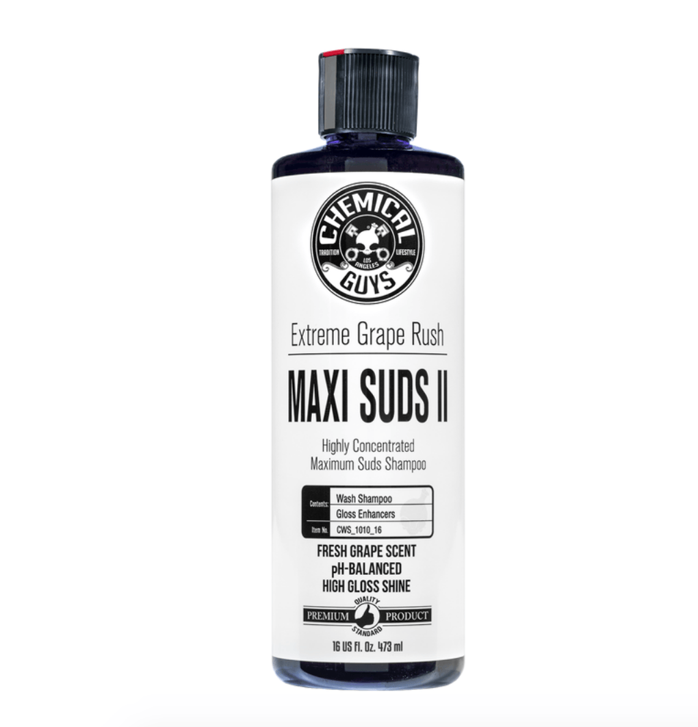 Maxi Suds 2 - High Foam Maintenance Shampoo & Gloss Booster (Fresh Grape Scent) 16oz