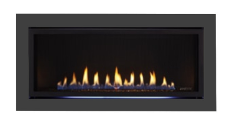 Majestic Jade 42" Direct Vent Gas Fireplace With Intellifire Touch Ignition System, Lp