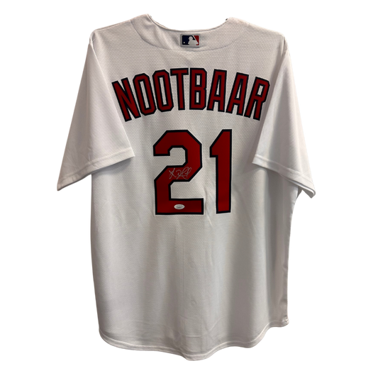 Lars Nootbaar St Louis Cardinals Autographed White Jersey w/  Nooot – Fan  Cave