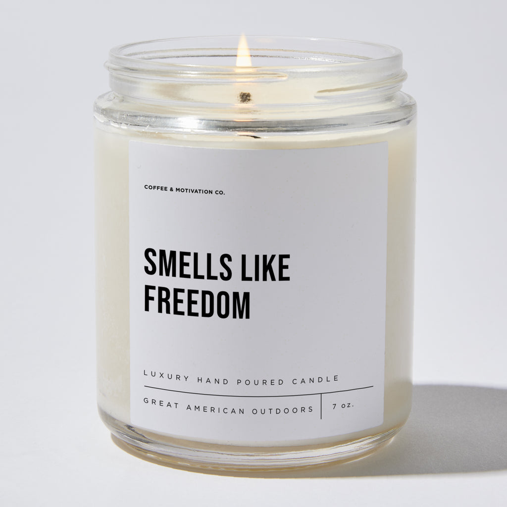 Candles - Smells Like Freedom - Patriotic Luxury Scented Candle Jar ...