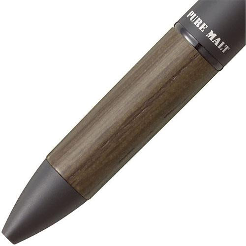 Uni-Ball Pure Malt Wood Grip 4 Color 0.7 mm Ballpoint Multi Pen