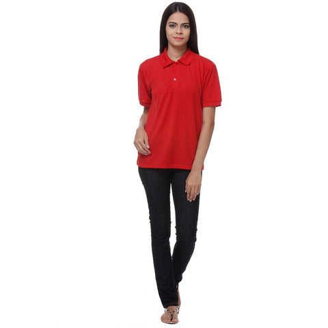 red polo t shirt women's