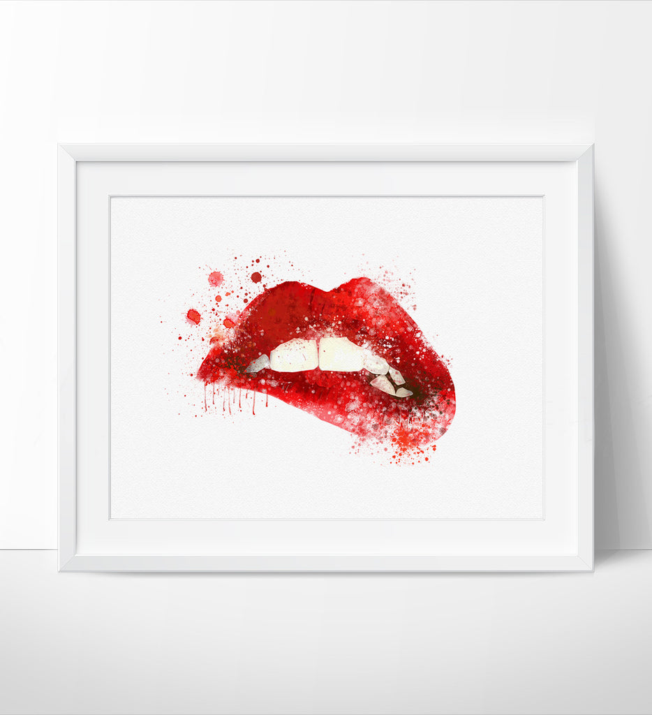 Lip Watercolor Art Sexy Lip Art Large Art Poster Watercolor Painti Fine Art Center