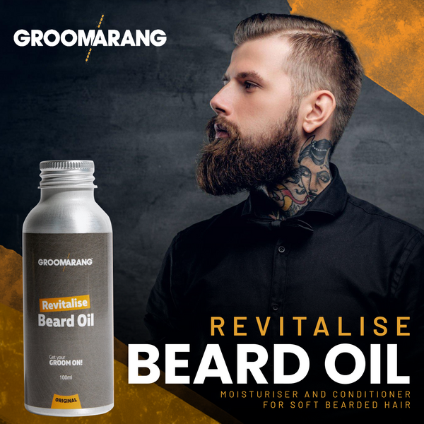 Groomarang Sweet Almond & Jojoba Beard Oil - 30ml & 100ml 0