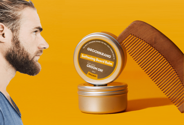Groomarang Softening Beard Balm - Sweet Almond Oil and Jojoba 0