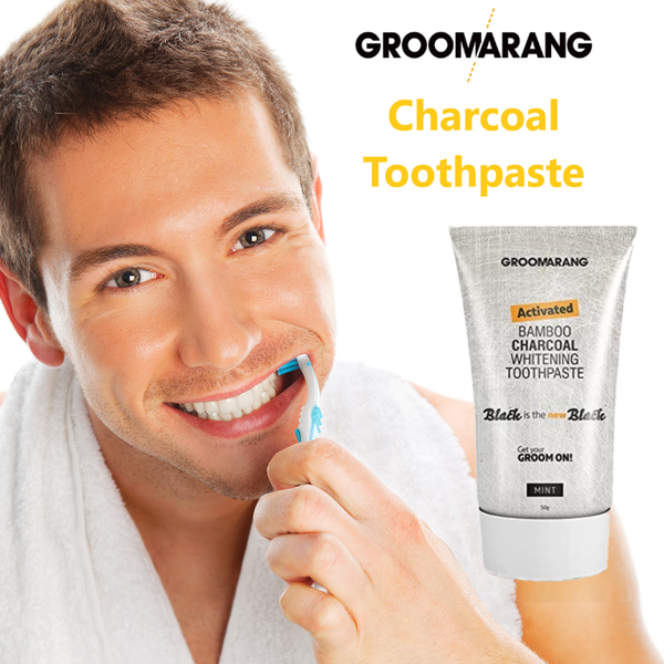 Groomarang Activated Bamboo Charcoal Teeth Whitening Toothpaste 0