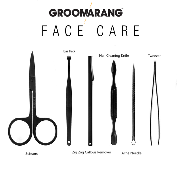 Groomarang The Ultimate 15 Piece Mens Grooming Manicure & Pedicure Kit 9