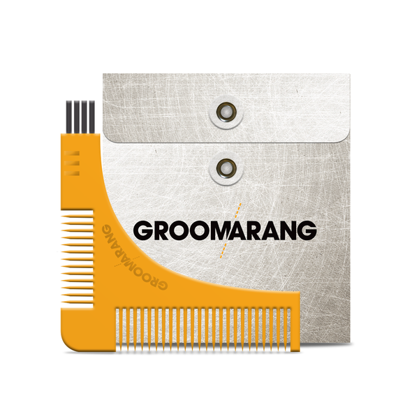 Groomarang Beard Shaping & Styling Template Comb 0