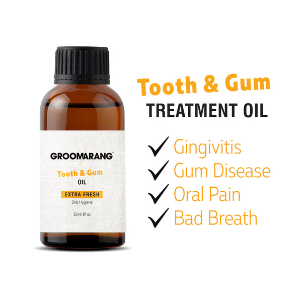 Groomarang Tooth & Gum Oil 15ml - Extra Fresh 8