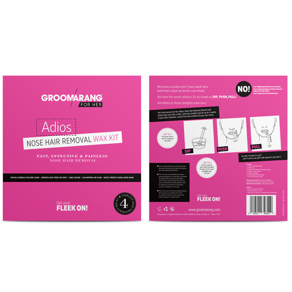 Groomarang For Her- Adios Nose Hair Removal Wax Kit For Her 5
