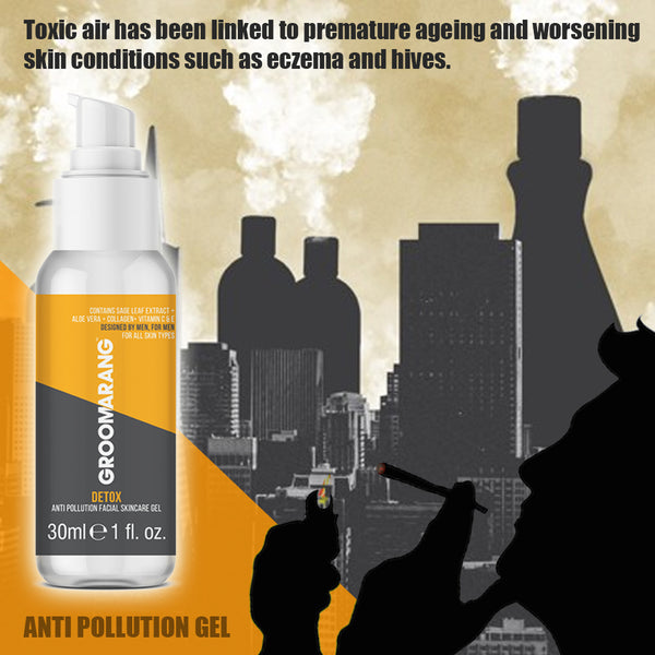 Groomarang Facial Skincare Gel - Anti Pollution Detox 8