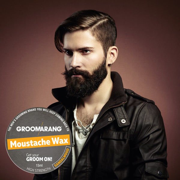 Groomarang Moustache Wax - Sandalwood 0