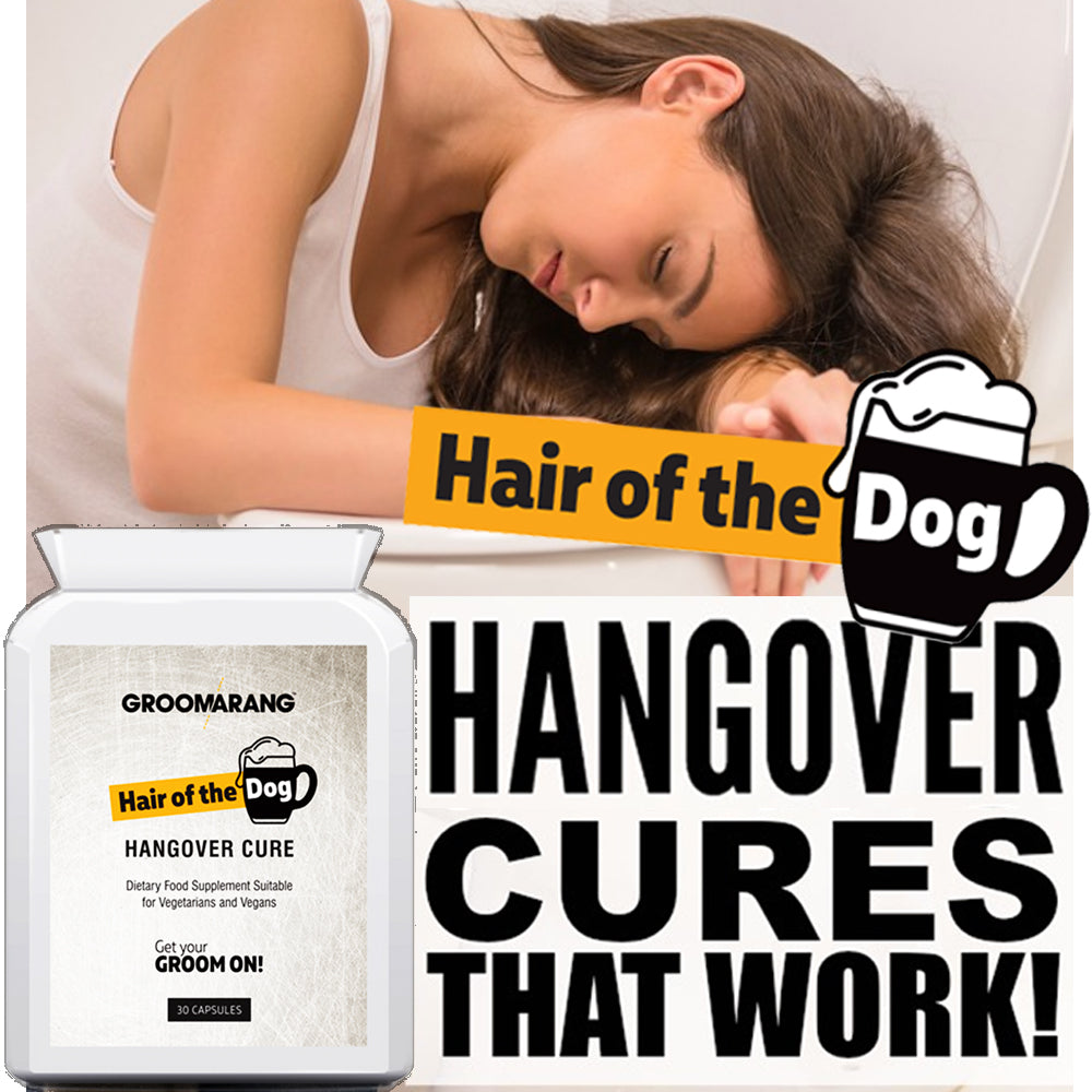 Groomarang Hair Of The Dog Hangover Cure Tablets Vitamins Supplements