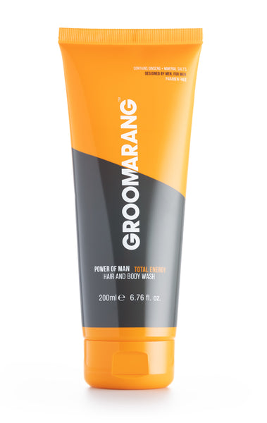 Groomarang Power of Man ‘Total Energy’ Hair and Body Wash 200ml 4